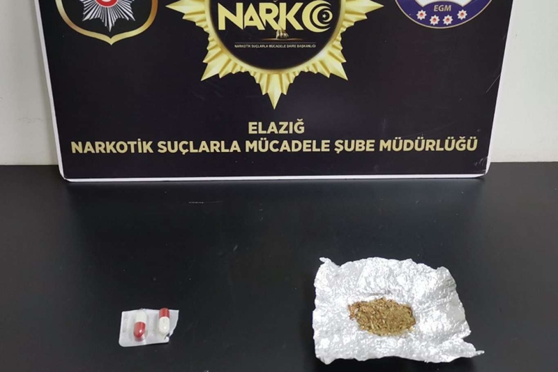 Elazığ'da suçüstü yakalanan uyuşturucu satıcısı tutuklandı